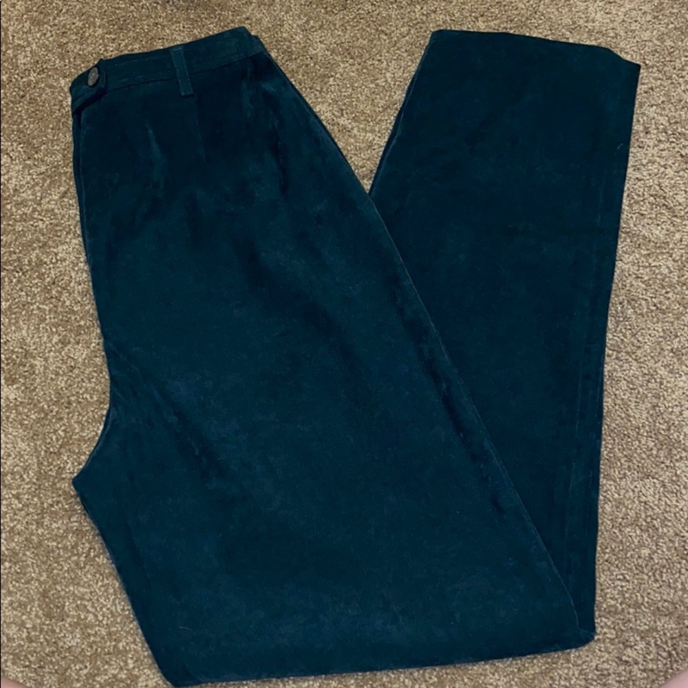 Ultra High Rise Forest Green Trousers!